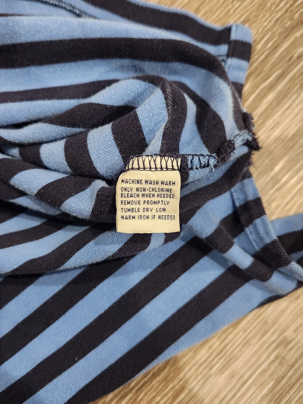 Ralph Lauren XL Striped Short-Sleeve Polo in Light Blue and Dark blue